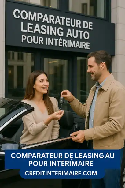 COMPARATEUR LEASING (LOA LLD) AUTO POUR INTÉRIMAIRE