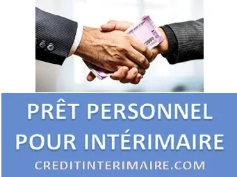 PRÊT PERSONNEL POUR INTÉRIMAIRE